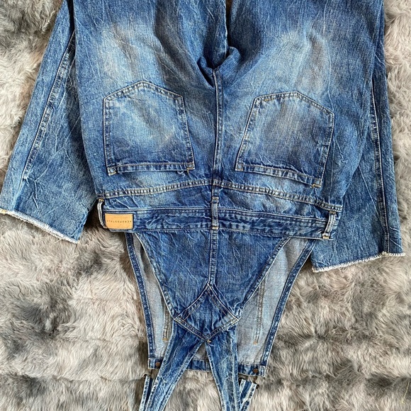 Aeropostale Blue Denim Overalls - Picture 4 of 8